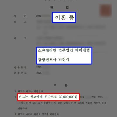 이혼 소송서 불리했던 직업군인 피고, 위자료·재산분할 감액 성공